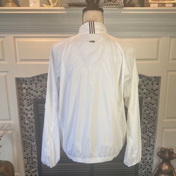 Adidas GE Beijing 2008 Olympics white windbreaker, size medium - Picture 5 of 12